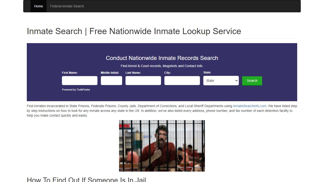 TN Department of Corrections Inmate Locator - Inmate Search